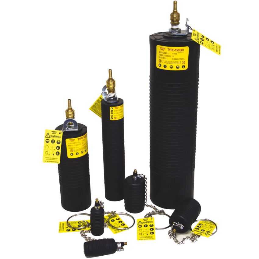 Obturateur mobile souple gonflable spécial intervention Trelleborg