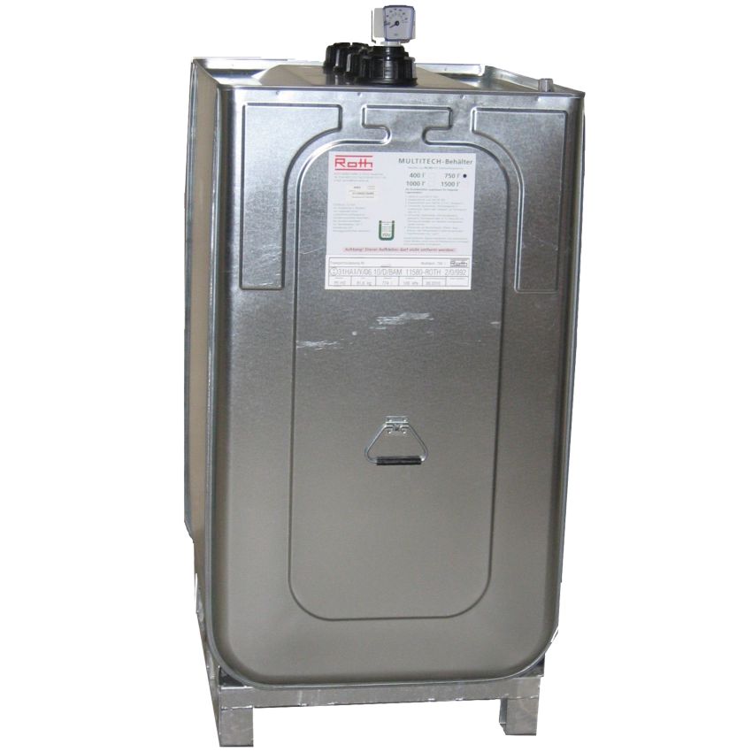 Cuve de transport gasoil acier / PE double paroi 750 L Pressol