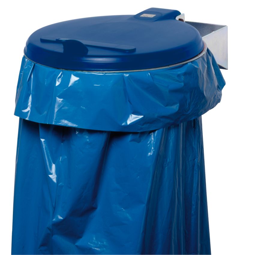 Support de sac mural acier avec couvercle 110 litres VAR