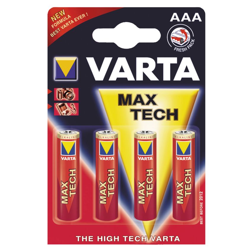 <strong>Piles alcalines</strong> Max Tech haute performance LR3 - AAA