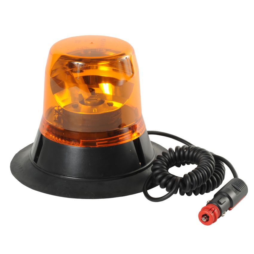 Gyrophare halogène 160 trs/min fixation magnétique avec ventouse Vision Alert