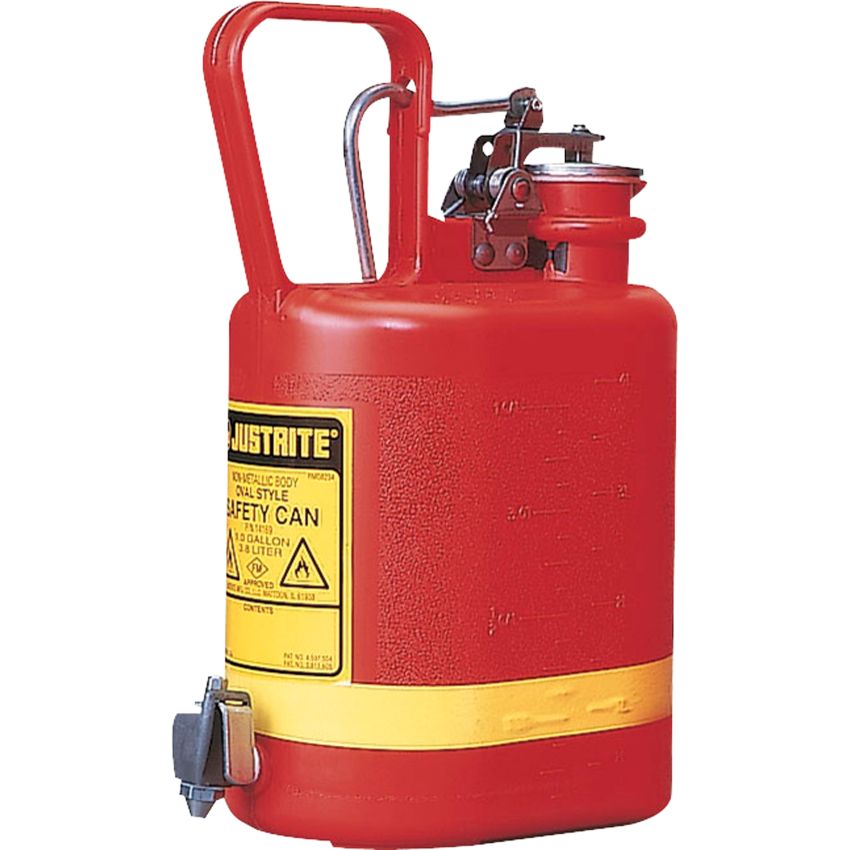 Jerrican de sécurité avec robinet pour produits corrosifs Justrite