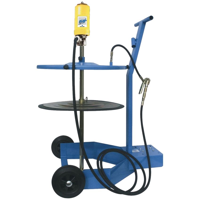 Ensemble pneumatique mobile de distribution de graisse pour fûts, 55 : 1 Algi Tecalemit