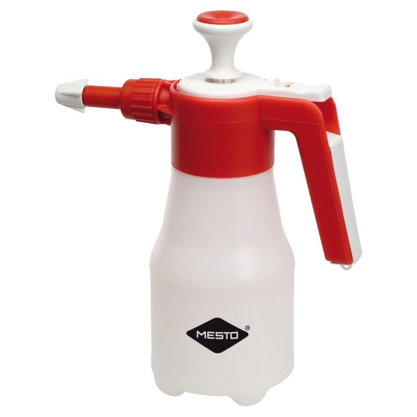 Pulvérisateur à main utilisable dans toutes les positions avec réservoir 1 L en plastique Mesto
