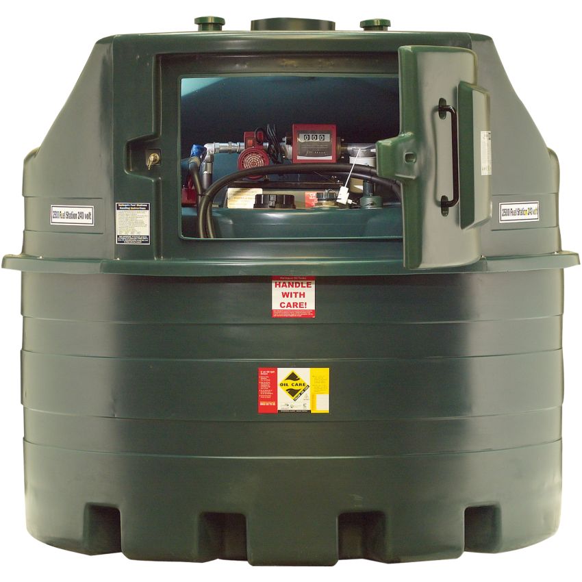 <strong>Cuve de stockage</strong> Gazole Non Routier polyéthylène double paroi équipée 2500 L Pressol