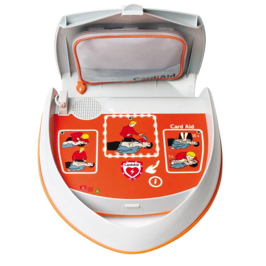 Défibrillateur semi-automatique CardiAid® avec aide à la RCP CardiAid