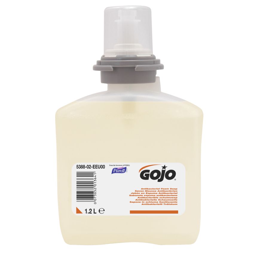 Lot 2 savons mousse antibactériens Gojo