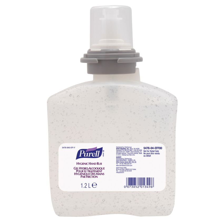 Lot 4 cartouches gel hydroalcoolique Purell®, 1,2 L Purell