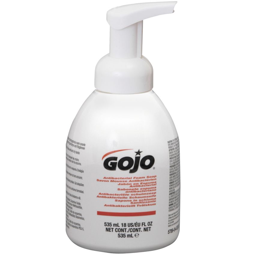 Lot 6 savons mousse antibactériens Gojo
