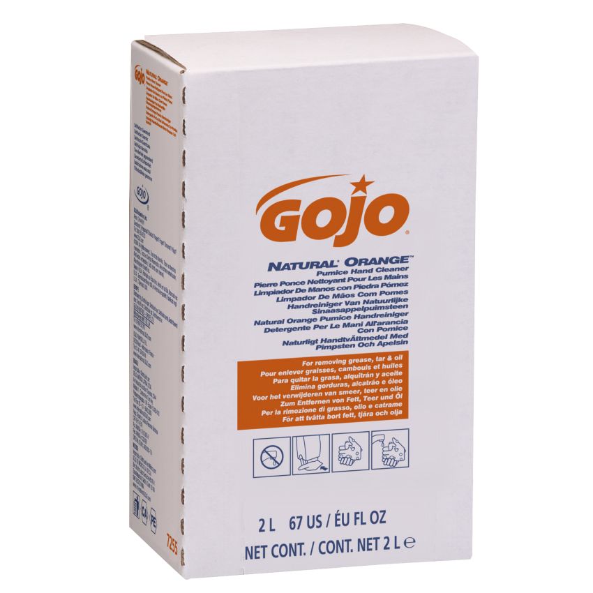 Crème de nettoyage avec microbilles pour salissures tenaces Natural OrangeTM Gojo