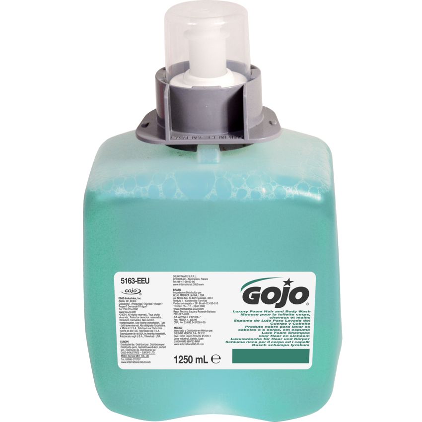 Lot 3 savons mousse pour corps et cheveux Gojo