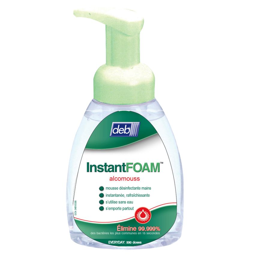 Lot 6 flacons mousse antiseptique InstantFOAMTM, 250 mL Deb Arma