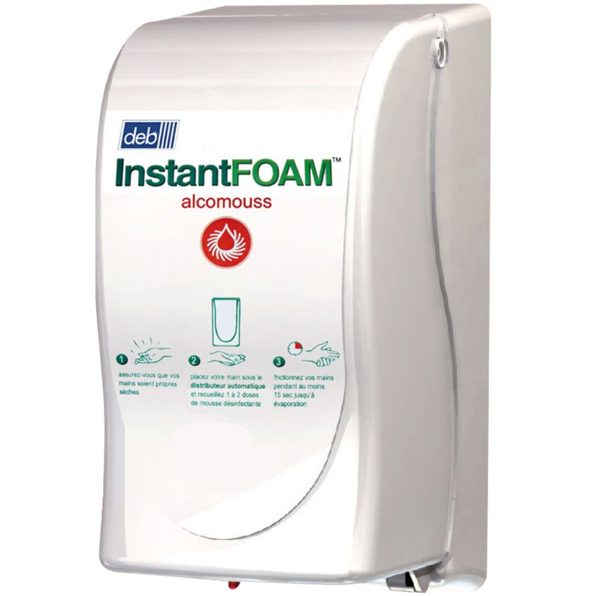 Distributeur automatique pour mousse antiseptique InstantFOAMTM Deb Arma