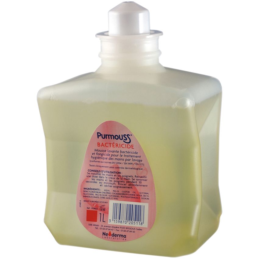 Lot 6 savons Purmouss® bactéricide et fongicide Deb Arma