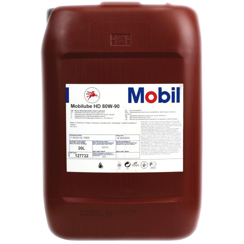 Huile de transmission SAE 80W90 Mobil Delvac
