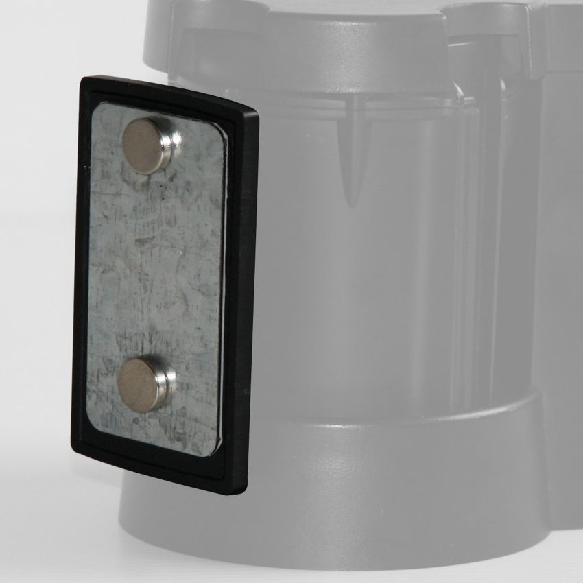 Platine murale magnétique pour sangle étirable