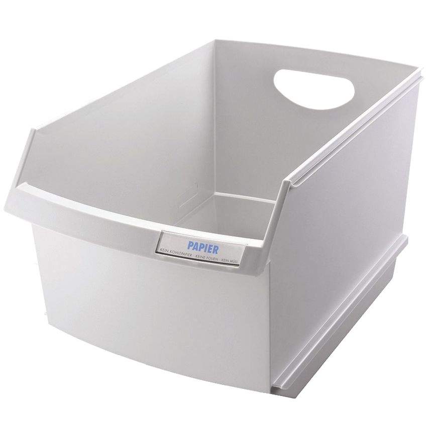 Corbeille plastique pour la collecte de papier 25 L 