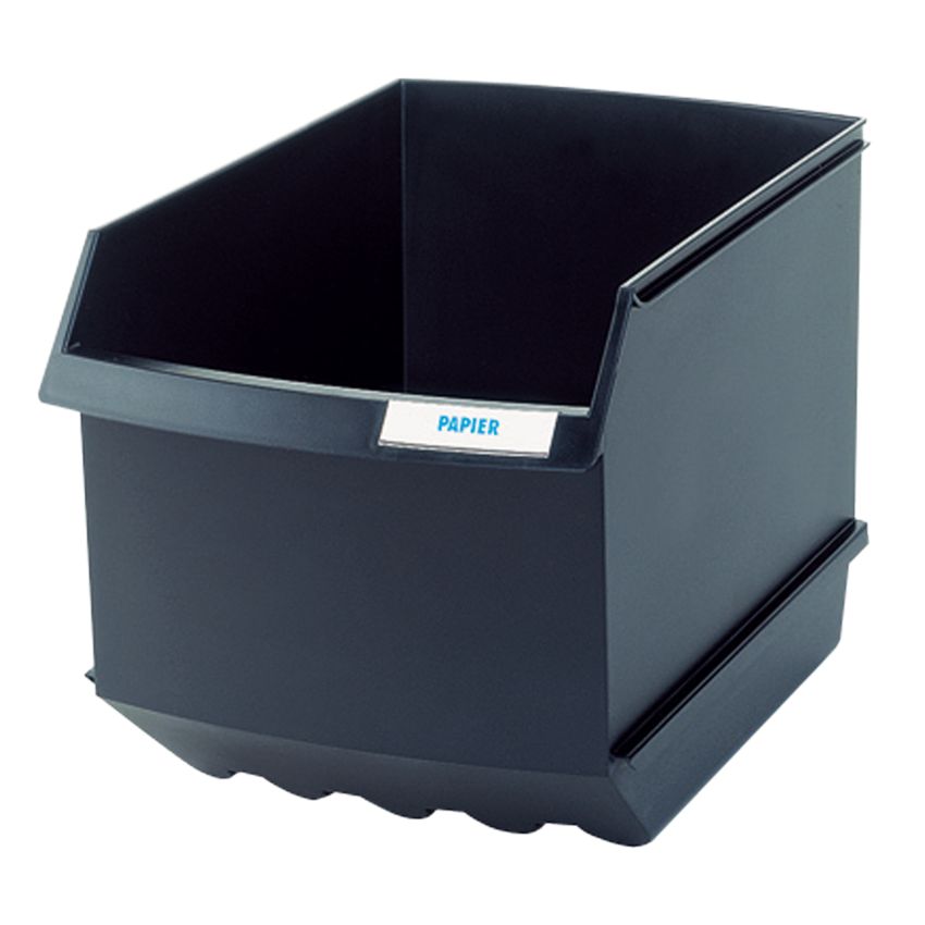 Corbeille plastique pour la collecte de papier 25 L 