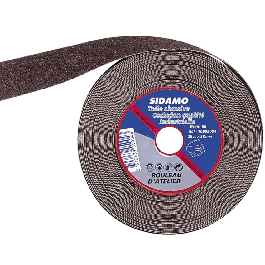 EN PROMO ! Rouleau d'<strong>abrasif</strong> grain 60