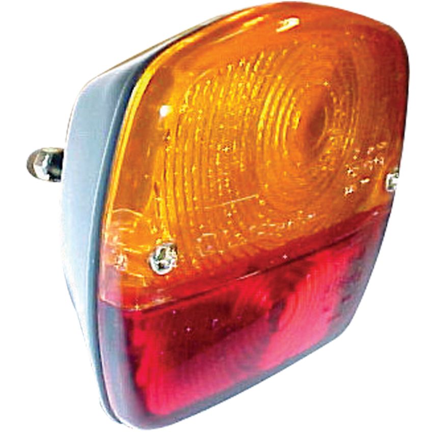 Feu halogène de gabarit arrière rouge avec clignotant orange ABL Lights