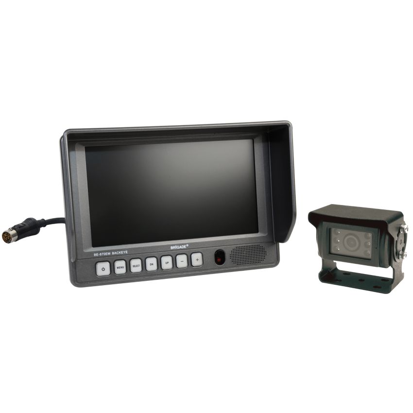 Système vidéo de recul LCD couleurs 7  très robuste Brigade