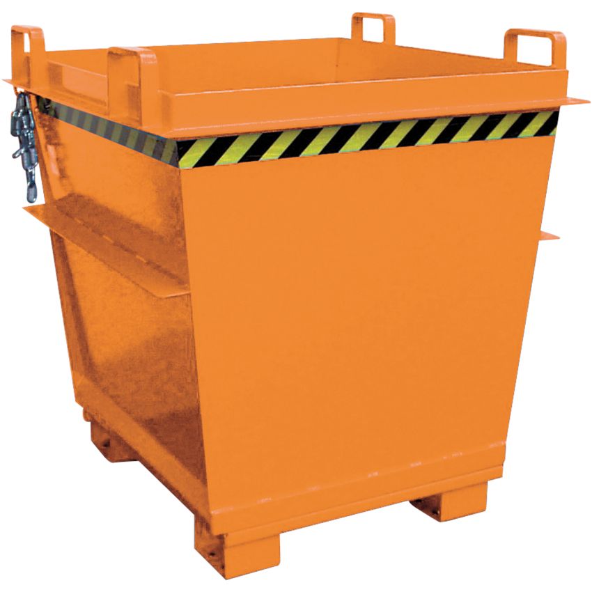 Benne à fond ouvrant emboîtable 500 litres