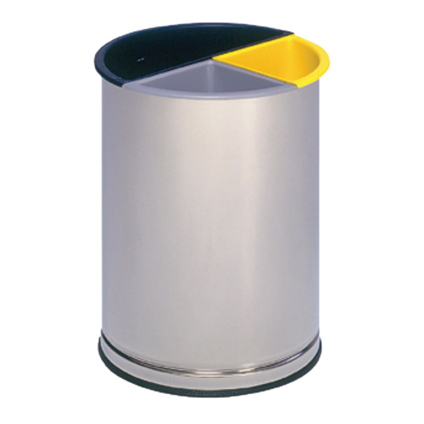 Corbeille inox 3 compartiments 20 litres VAR