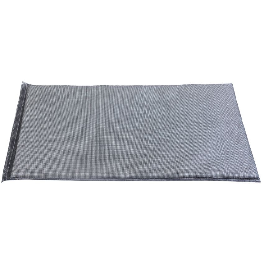 Recharge pour tapis absorbant hydrocarbures lesté