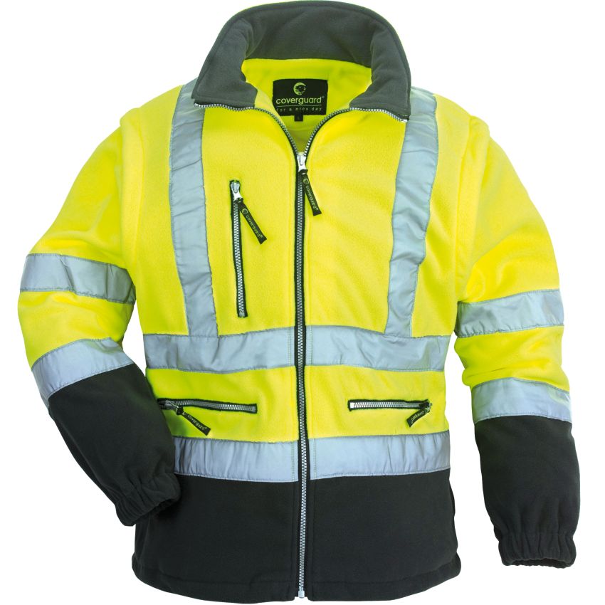 Veste polaire haute visibilité 2 en 1