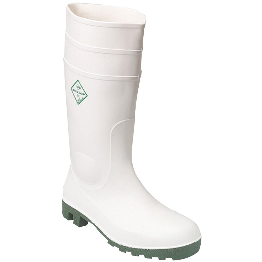 Botte de sécurité PVC agroalimentaire blanche Dunlop