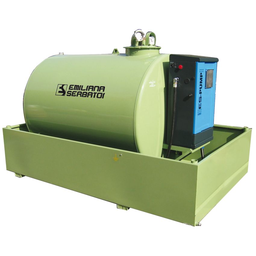 Cuve de stockage gasoil acier multi-utilisateur, 3000 L Emiliana Serbatoi