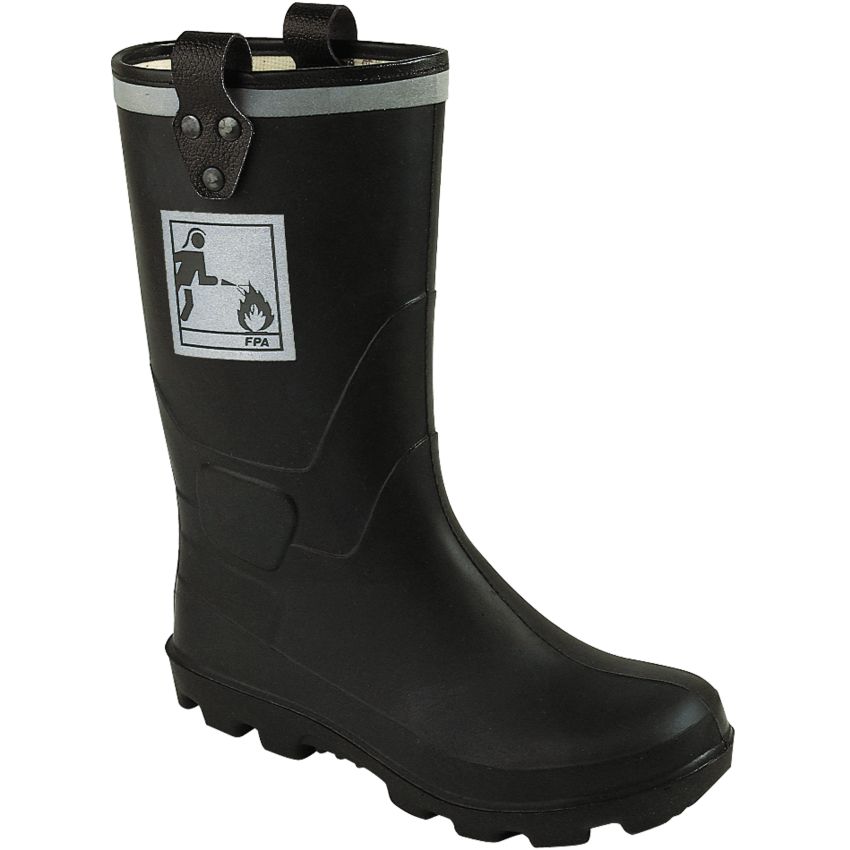 Mi-botte de sécurité en caoutchouc nitrile ignifugé Pompier Etché