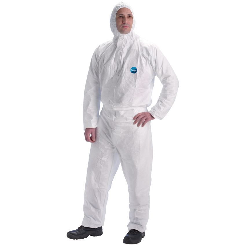 Combinaison de protection chimique Cat. III Types 6 et 5 Tyvek® Dual avec dos respirant Dupont Tyvek Dual