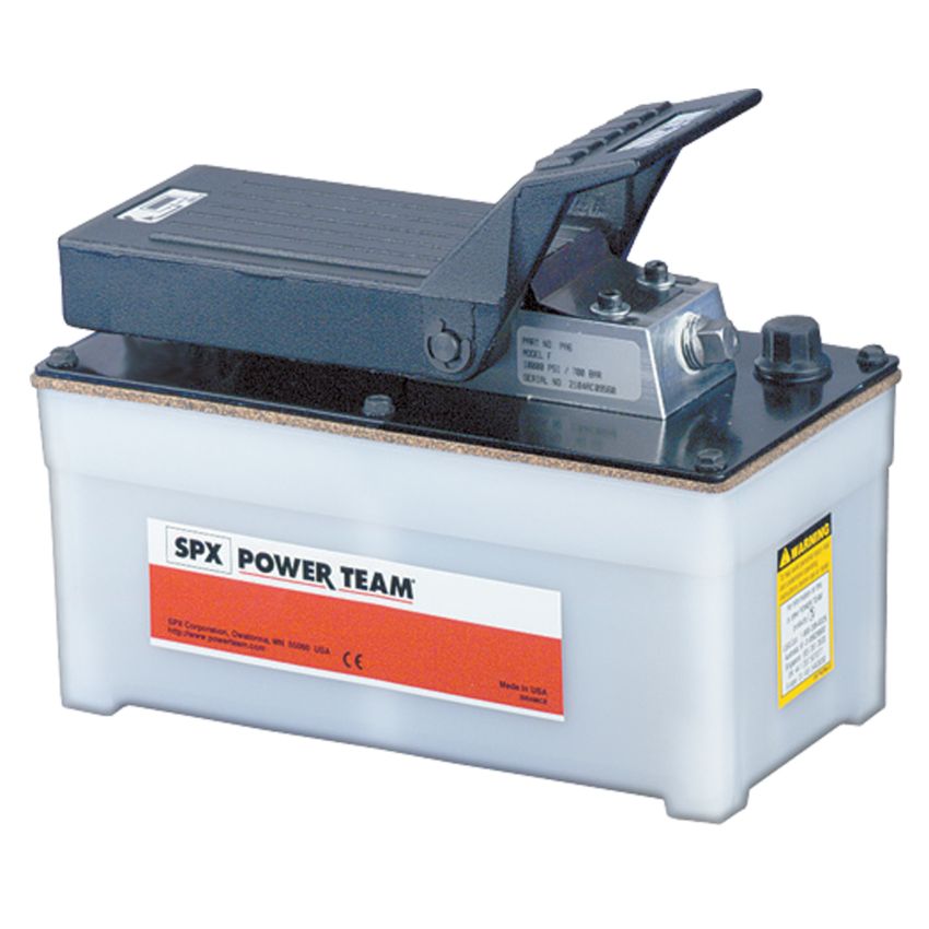 Pompe hydraulique pneumatique pour vérins simple effet jusqu'à 30 tonnes SPX Power Team