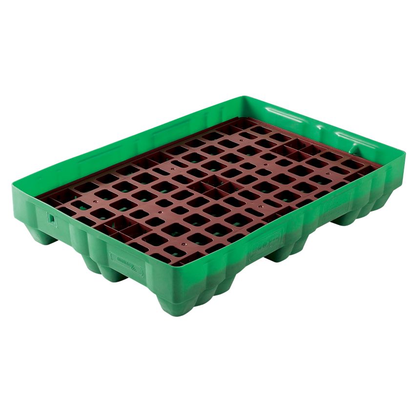 Bac de rétention polyéthylène Rétenpack® pour bidons, 150 litres Linpac Allibert