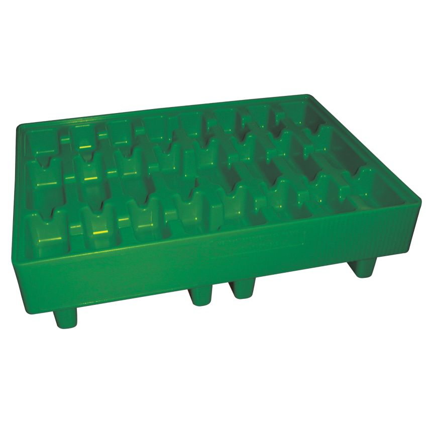 Palette de rétention polyéthylène pour bidons, 17 litres Linpac Allibert