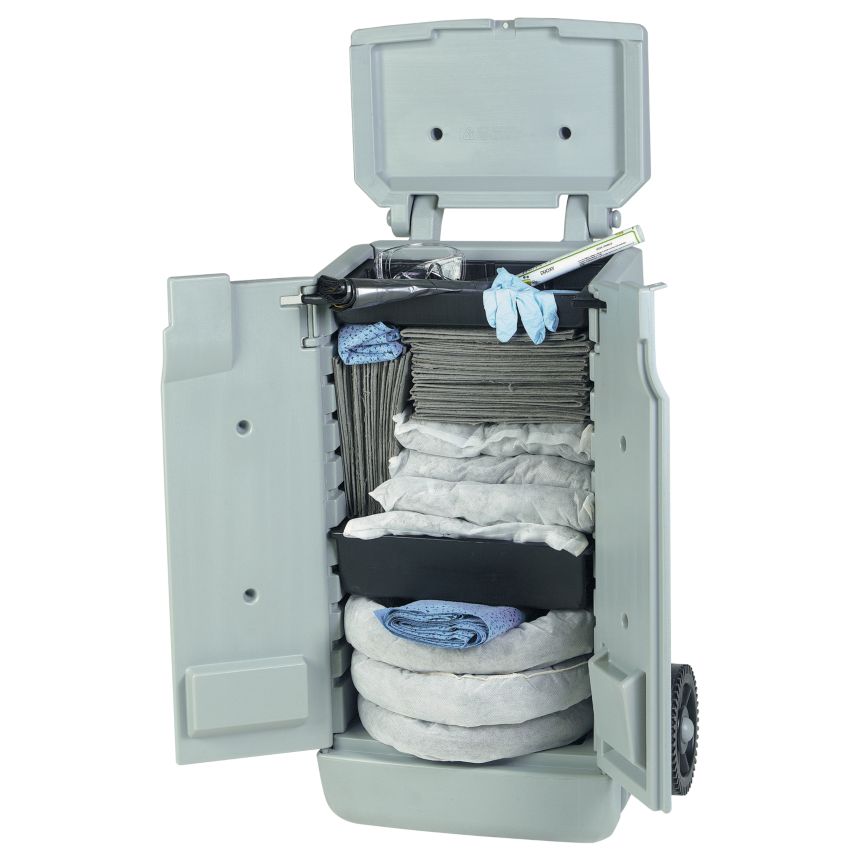 Chariot d'intervention hydrocarbures, 70 L Pollusorb