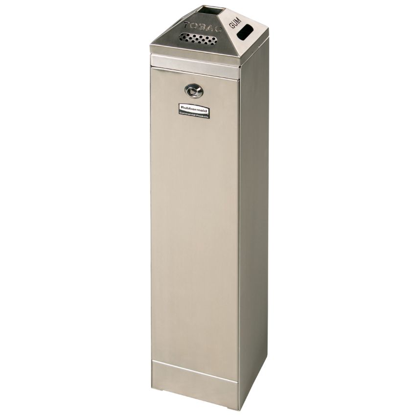 Cendrier sur pied inox design 7,6 litres Rubbermaid