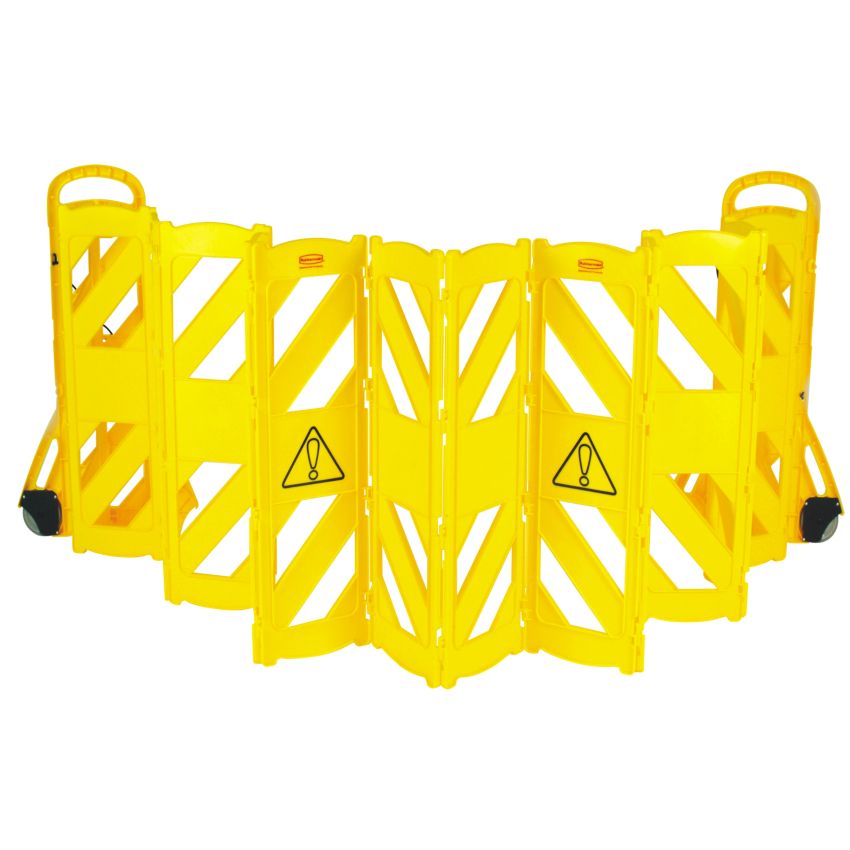 Barrière de sécurité extensible en plastique