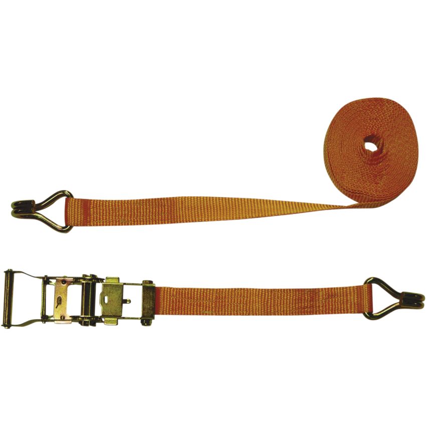 Sangle d'arrimage textile 900 daN 35 mm, boucle à cliquet PMS Industrie