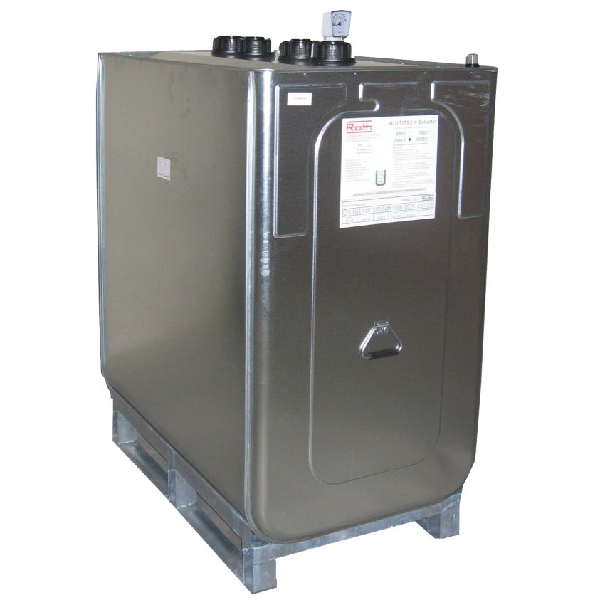 Cuve de transport gasoil acier / PE double paroi 1000 L Pressol