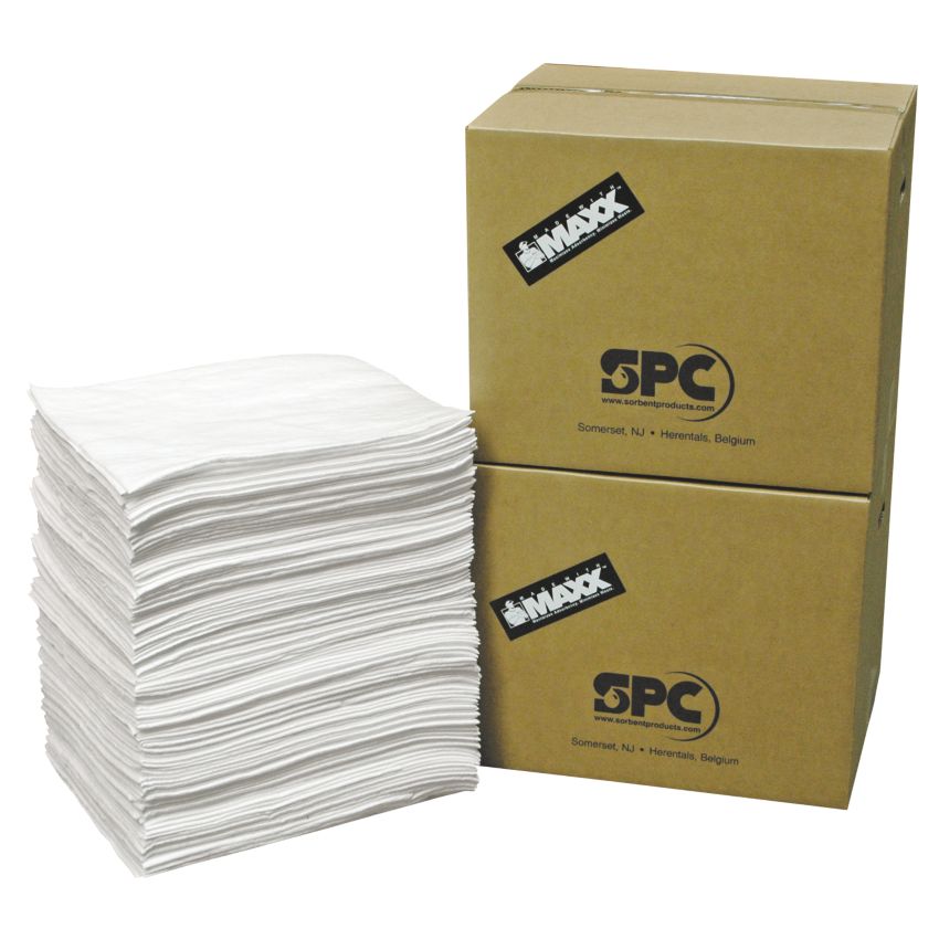 Feuilles absorbantes MAXX hydrocarbures spécial intervention sur l'eau SPC