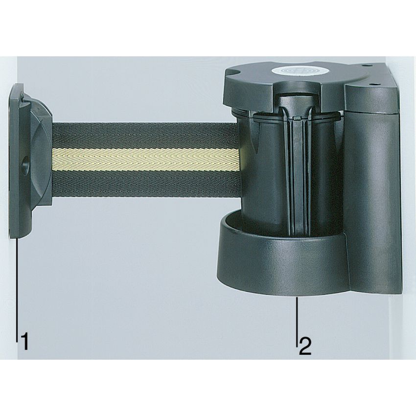 Platine murale pour sangle étirable