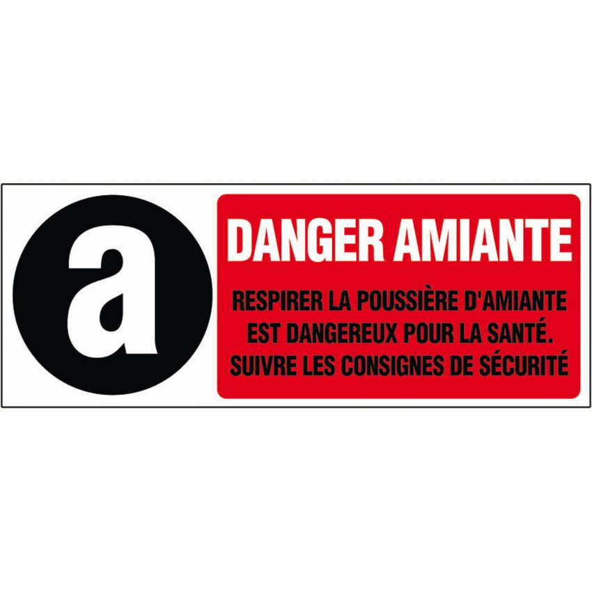 Panneau de danger rigide en polystyrène