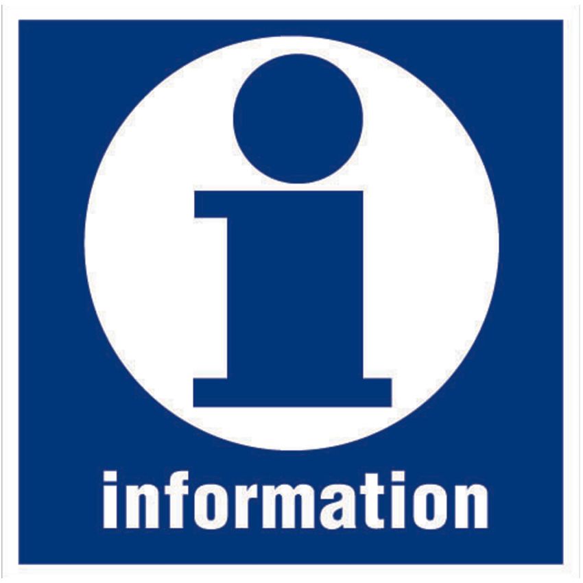 <strong>Panneau d'information</strong> rigide en polystyrène