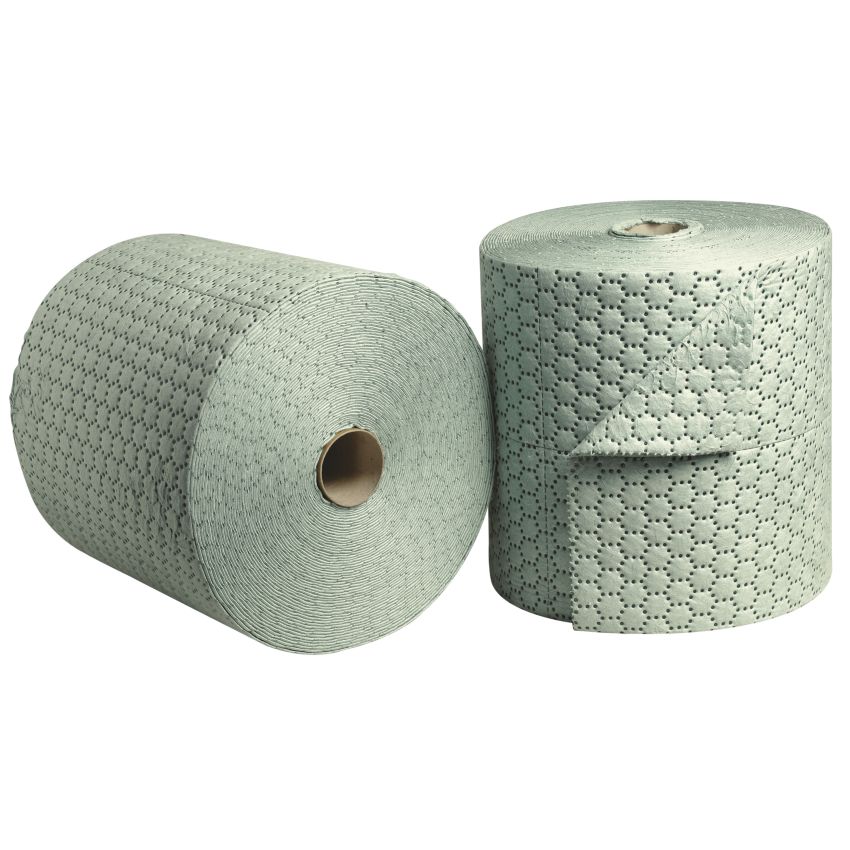 Rouleau absorbant hydrocarbures grammage élevé spécial intervention Pollusorb