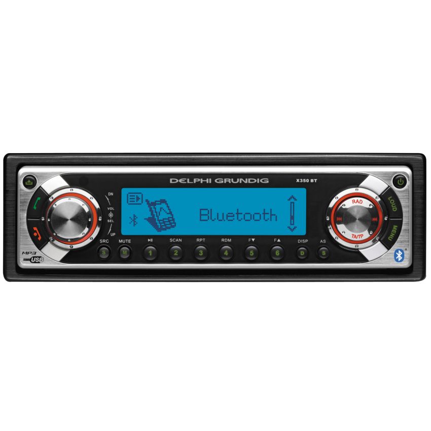 Autoradio CD MP3 avec fonction Bluetooth® 12 V Delphi Grundig
