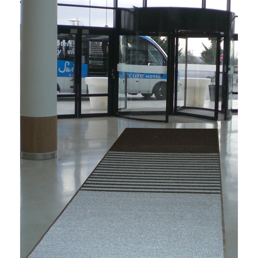 <strong>Tapis d'entrée</strong> 3 en 1  Opéra : gratte, absorbe, sèche Notrax