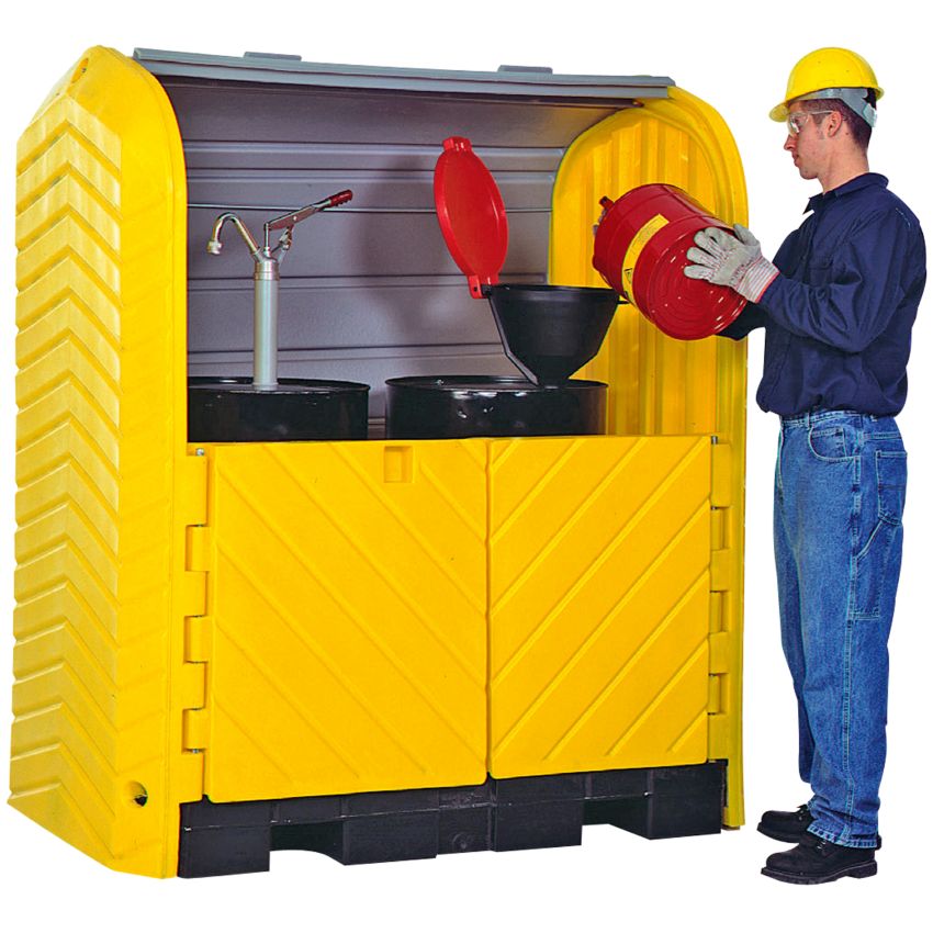 Conteneur extérieur polyéthylène 2 fûts, 250 litres UltraTech