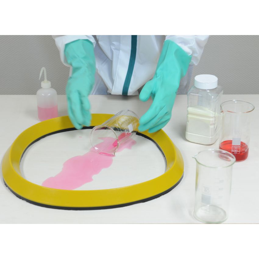 Barrage de protection souple de table, hauteur 4,5 cm Flexithane